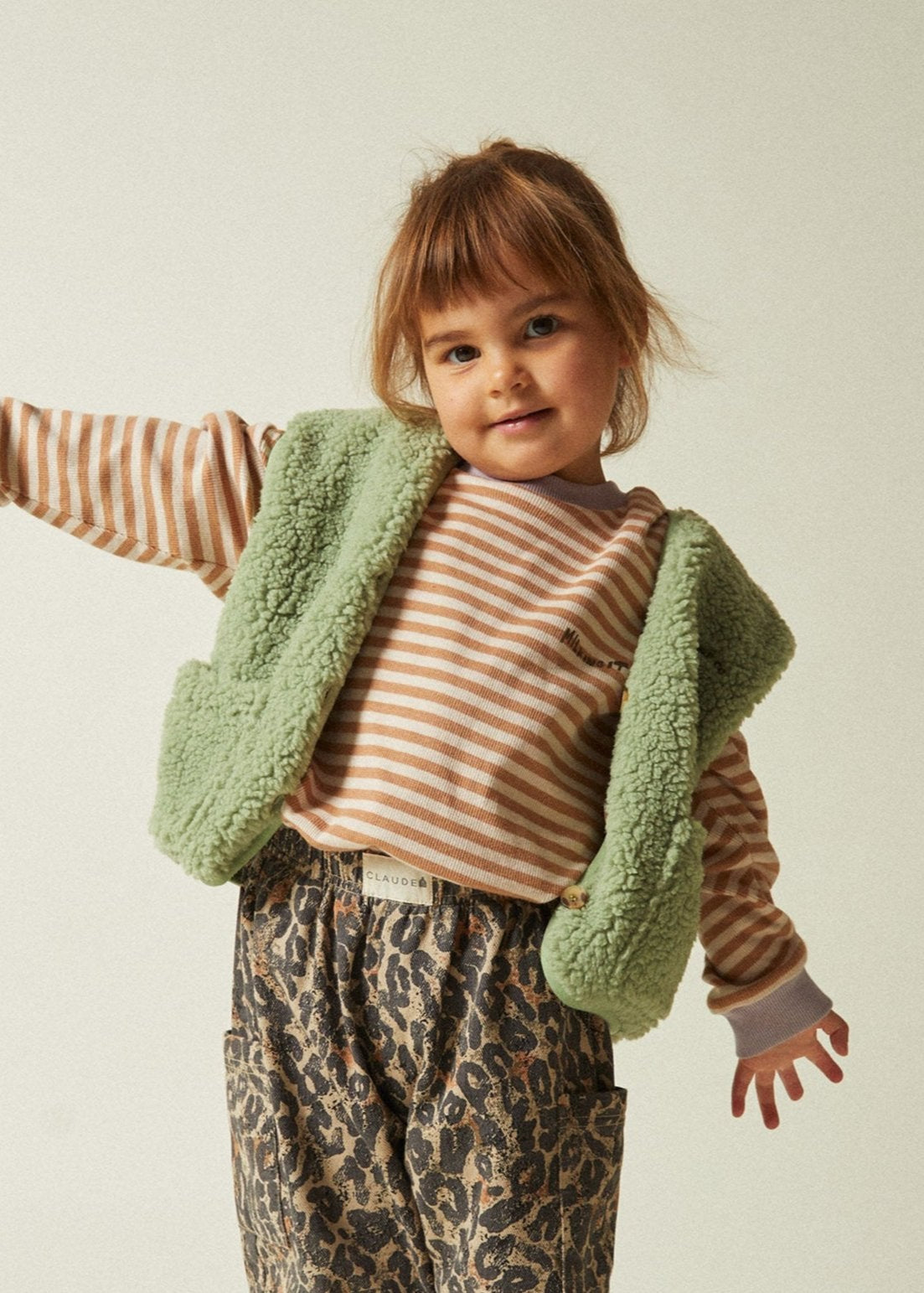 Alma Sage Gilet Baby