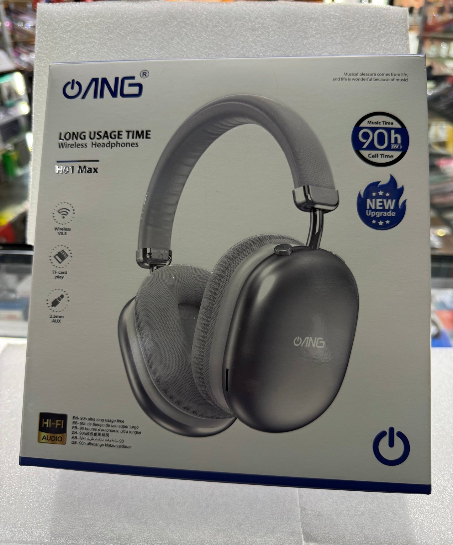 ANG H01 Max Wireless Headphones – Hi-Fi Sound. Endless Comfort. Long Usage Time.