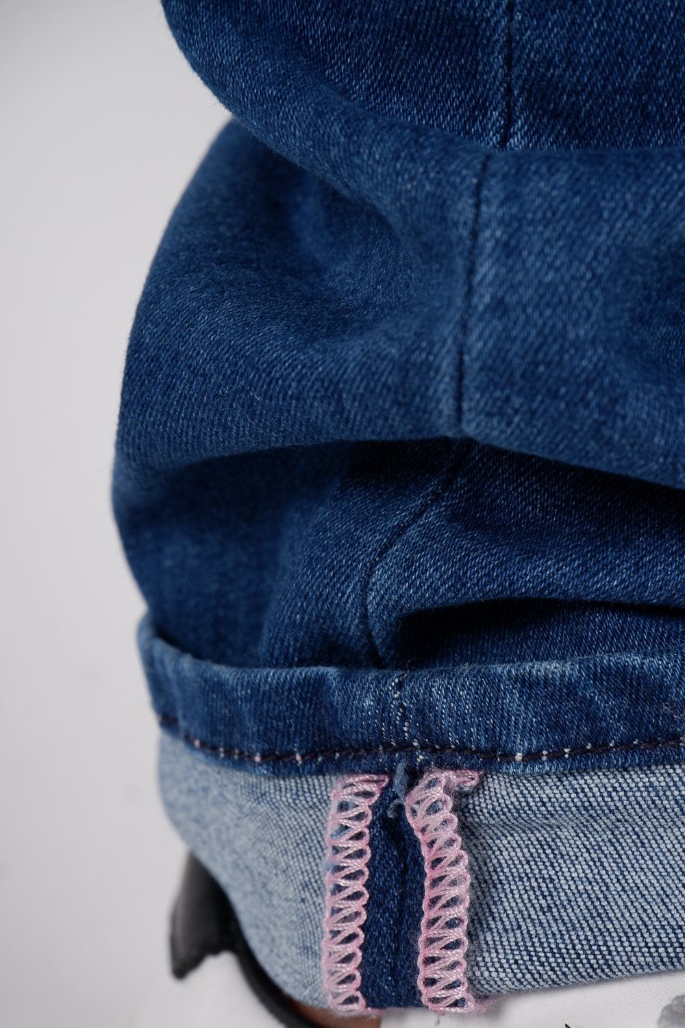 Leonardo Slim Super Stretch Blue/Pink