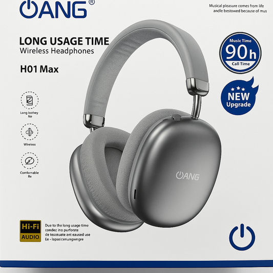 ANG H01 Max Wireless Headphones – Hi-Fi Sound. Endless Comfort. Long Usage Time.