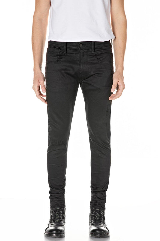 Hyperflex Browny Rip+Repair Jeans Black