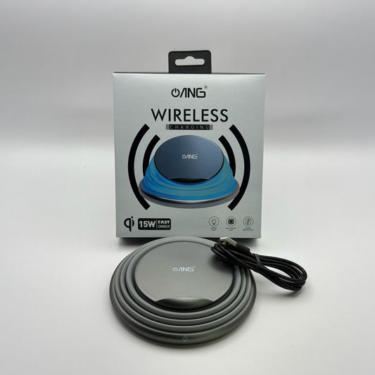 ANG 15W Wireless Fast Charger – Simple, Sleek, and Super Fast